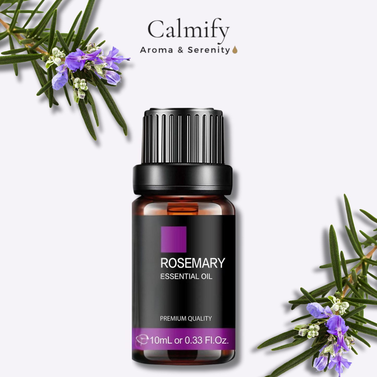 Rosemary Essential Oil – For Focus, Memory Support & Mental Sharpness (10ml)