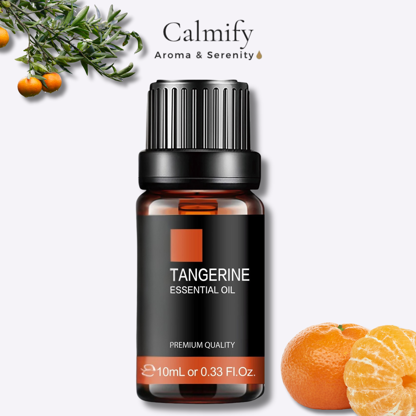 Tangerine Essential Oil – For Uplifting Mood & Emotional Positivity (10ml)