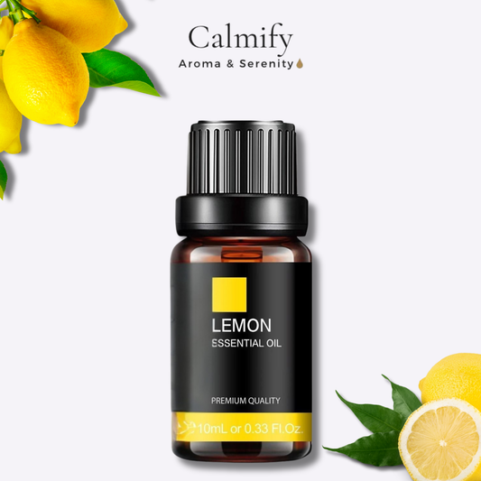Lemon Essential Oil – For Energy, Mental Clarity & Fresh Focus (10ml)