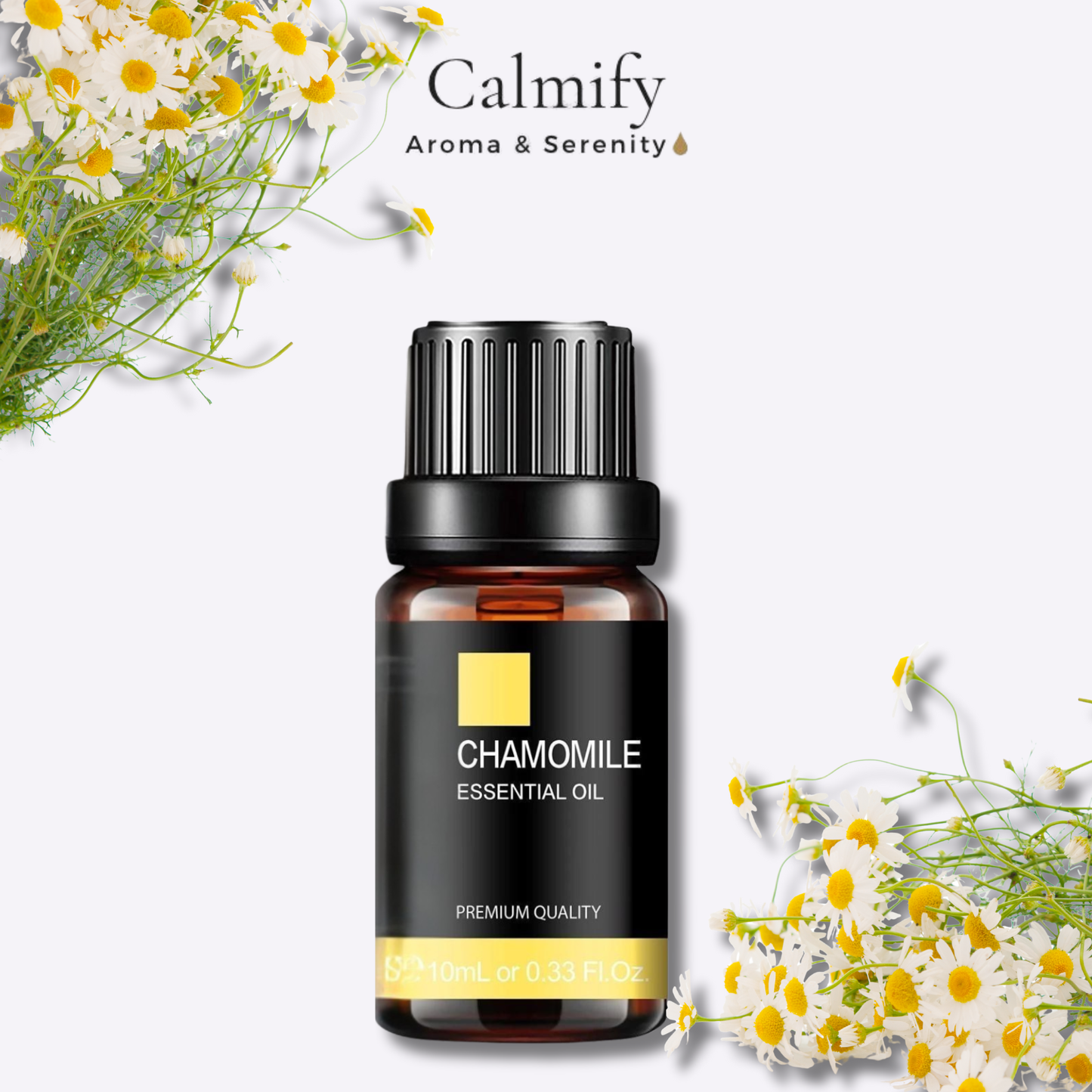 Chamomile Essential Oil – For Sleep Support, Deep Calm & Nervous System Relief (10ml)